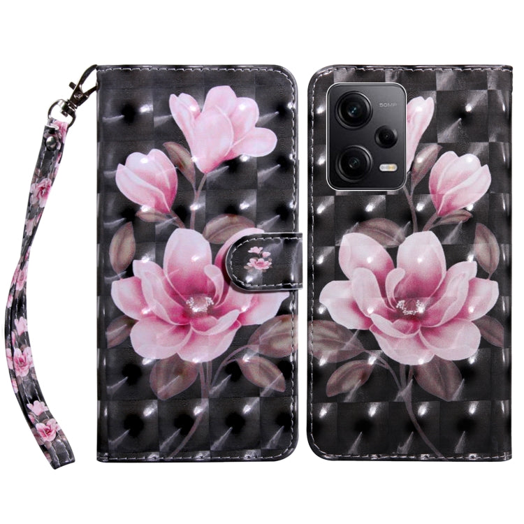 3D Painted Leather Phone Case, For Motorola Moto E13, For Motorola Moto G13 / G23, For Xiaomi Redmi Note 12 Pro 5G Global