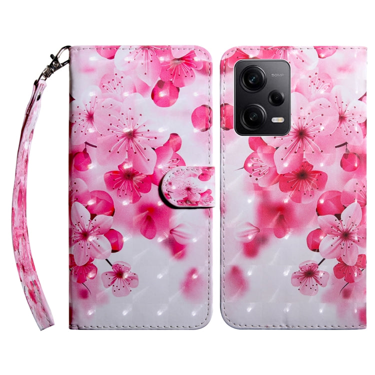 3D Painted Leather Phone Case, For Motorola Moto E13, For Motorola Moto G13 / G23, For Xiaomi Redmi Note 12 Pro 5G Global