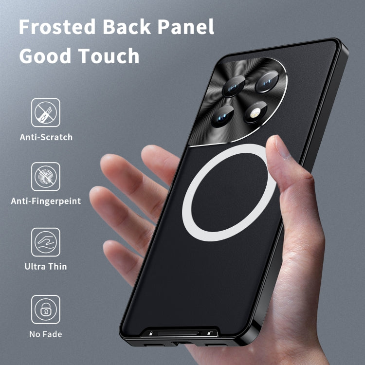 MagSafe Magnetic Frosted Metal Phone Case, For OnePlus 11