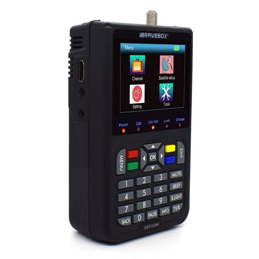 iBRAVEBOX V9 Finder Digital Satellite Signal Finder Meter, EU Plug, AU Plug, UK Plug