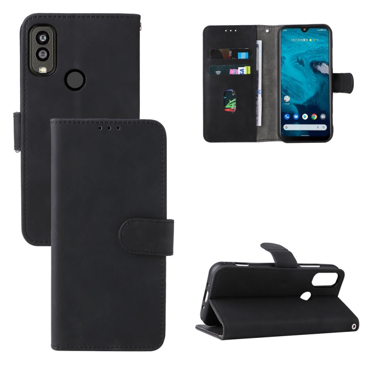 Skin Feel Magnetic Flip Leather Phone Case, For Kyocera Android One S10, For OnePlus 11R 5G / Ace 2 5G