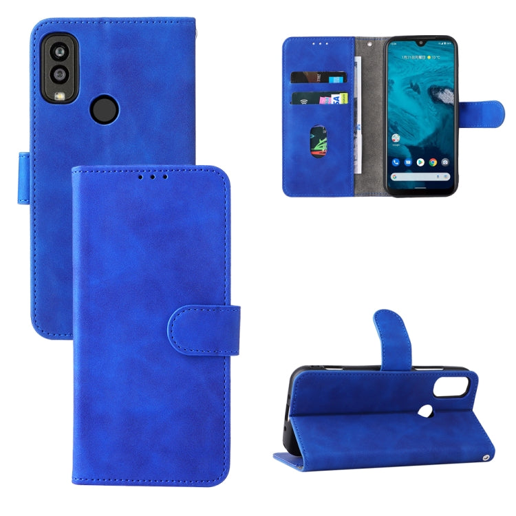 Skin Feel Magnetic Flip Leather Phone Case, For Kyocera Android One S10, For OnePlus 11R 5G / Ace 2 5G