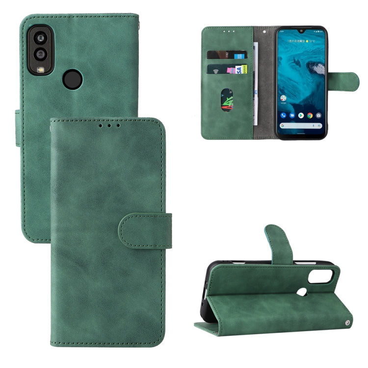 Skin Feel Magnetic Flip Leather Phone Case, For Kyocera Android One S10, For OnePlus 11R 5G / Ace 2 5G