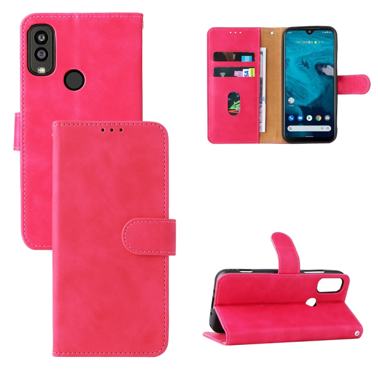 Skin Feel Magnetic Flip Leather Phone Case, For Kyocera Android One S10, For OnePlus 11R 5G / Ace 2 5G