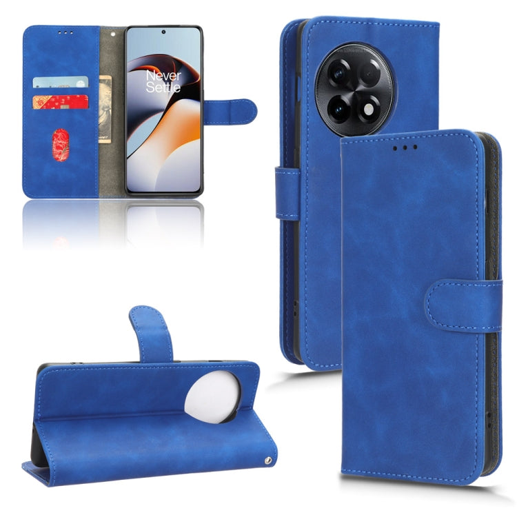 Skin Feel Magnetic Flip Leather Phone Case, For Kyocera Android One S10, For OnePlus 11R 5G / Ace 2 5G