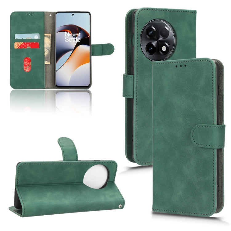 Skin Feel Magnetic Flip Leather Phone Case, For Kyocera Android One S10, For OnePlus 11R 5G / Ace 2 5G