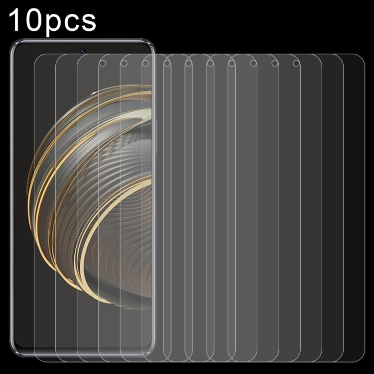 10pcs 0.26mm 9H 2.5D Tempered Glass Film, For Huawei nova 10 Youth (10 PCS), For OnePlus Ace 2V(10 PCS), For Honor Magic5 Ultimate(10 PCS), For Ulefone Power Armor 19T(10 PCS), For ZTE nubia Z50 Ultra(10 PCS), For Tecno Spark 10 Pro(10 PCS)