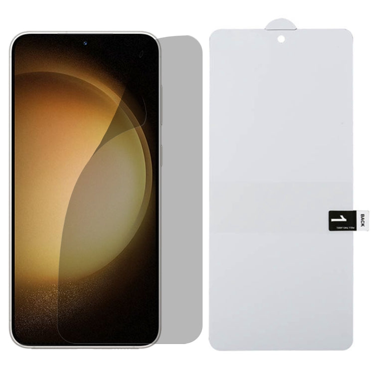 Full Cover Anti-spy Screen Protector Explosion-proof Hydrogel Film Support Unlocking, For Samsung Galaxy S23 5G(1pc), For Samsung Galaxy S23+ 5G(1pc), For Samsung Galaxy S23 Ultra 5G(1pc)
