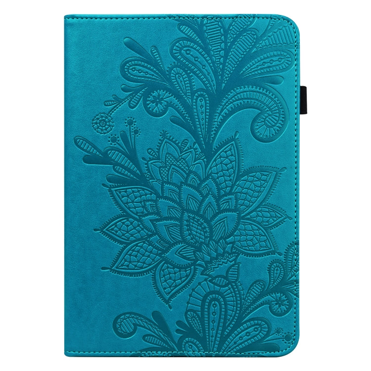 Lace Flower Embossing Pattern Leather Tablet Case, For Lenovo Tab M9