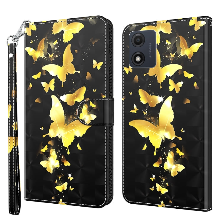 3D Painting Pattern Leather Phone Case, For Motorola Moto E13, For Motorola Moto G13 / G23 / G53, For Xiaomi Redmi 11A 4G, For Xiaomi Redmi Note 12 Pro 5G Global