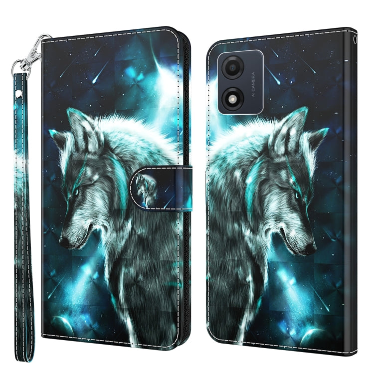 3D Painting Pattern Leather Phone Case, For Motorola Moto E13, For Motorola Moto G13 / G23 / G53, For Xiaomi Redmi 11A 4G, For Xiaomi Redmi Note 12 Pro 5G Global