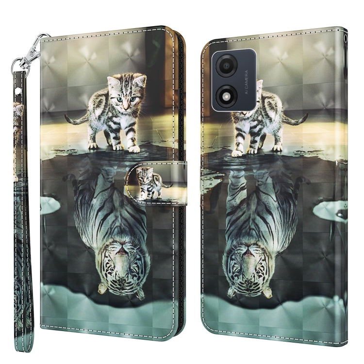 3D Painting Pattern Leather Phone Case, For Motorola Moto E13, For Motorola Moto G13 / G23 / G53, For Xiaomi Redmi 11A 4G, For Xiaomi Redmi Note 12 Pro 5G Global