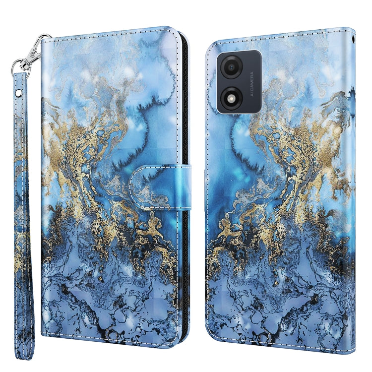 3D Painting Pattern Leather Phone Case, For Motorola Moto E13, For Motorola Moto G13 / G23 / G53, For Xiaomi Redmi 11A 4G, For Xiaomi Redmi Note 12 Pro 5G Global