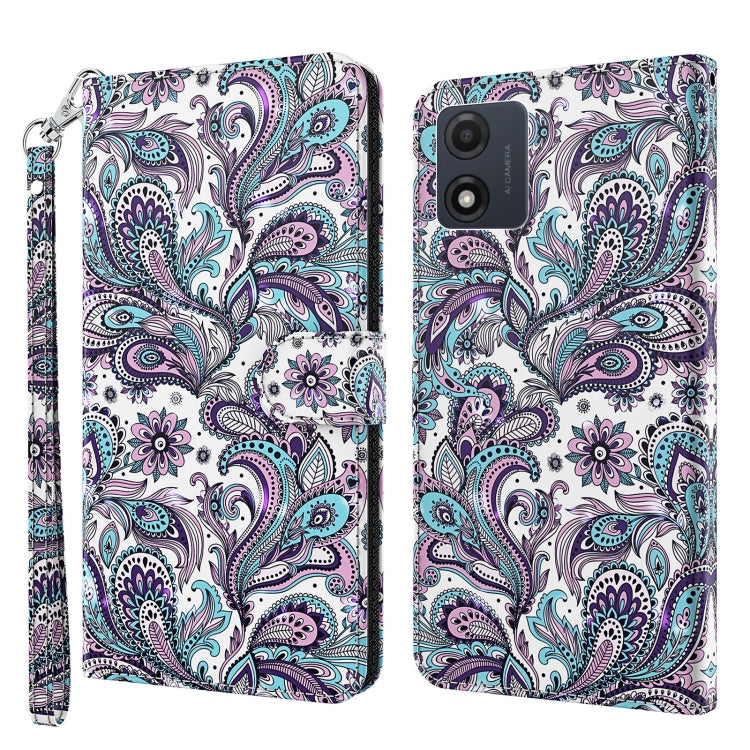3D Painting Pattern Leather Phone Case, For Motorola Moto E13, For Motorola Moto G13 / G23 / G53, For Xiaomi Redmi 11A 4G, For Xiaomi Redmi Note 12 Pro 5G Global