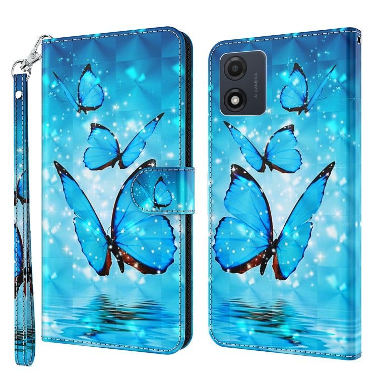 3D Painting Pattern Leather Phone Case, For Motorola Moto E13, For Motorola Moto G13 / G23 / G53, For Xiaomi Redmi 11A 4G, For Xiaomi Redmi Note 12 Pro 5G Global