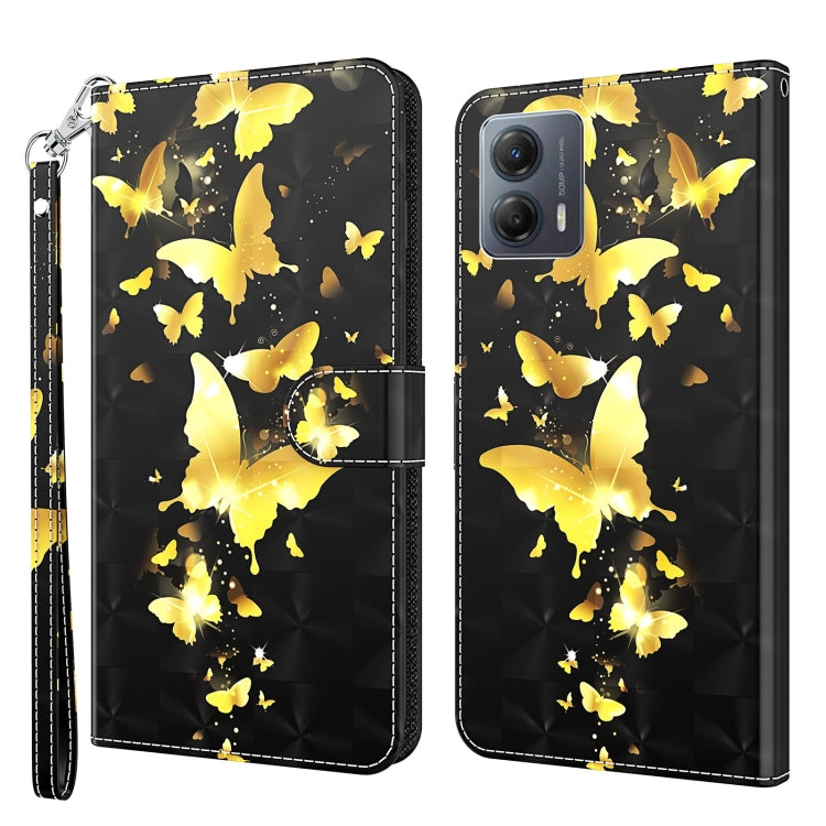 3D Painting Pattern Leather Phone Case, For Motorola Moto E13, For Motorola Moto G13 / G23 / G53, For Xiaomi Redmi 11A 4G, For Xiaomi Redmi Note 12 Pro 5G Global