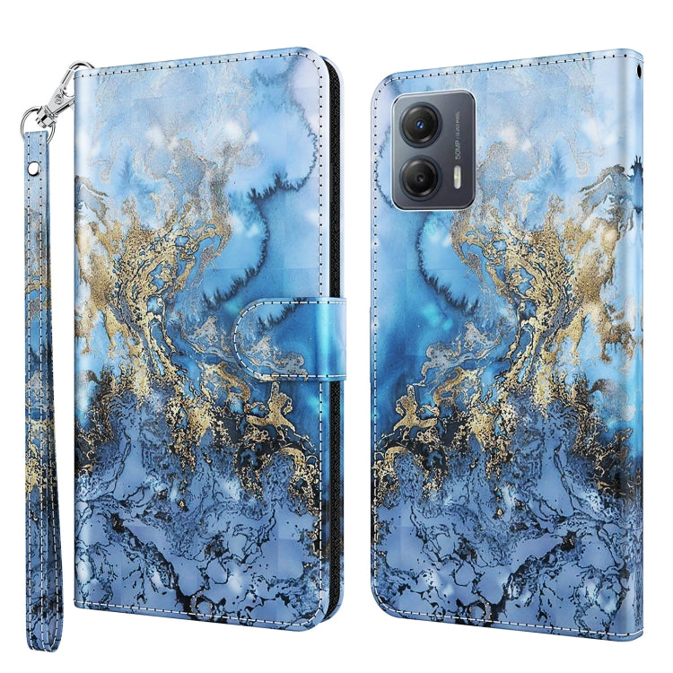 3D Painting Pattern Leather Phone Case, For Motorola Moto E13, For Motorola Moto G13 / G23 / G53, For Xiaomi Redmi 11A 4G, For Xiaomi Redmi Note 12 Pro 5G Global