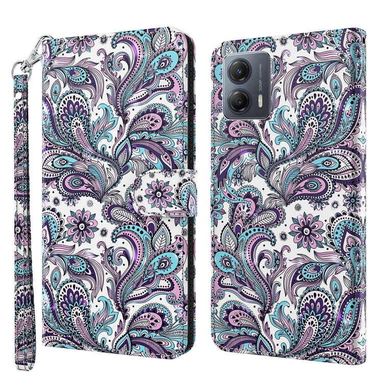 3D Painting Pattern Leather Phone Case, For Motorola Moto E13, For Motorola Moto G13 / G23 / G53, For Xiaomi Redmi 11A 4G, For Xiaomi Redmi Note 12 Pro 5G Global