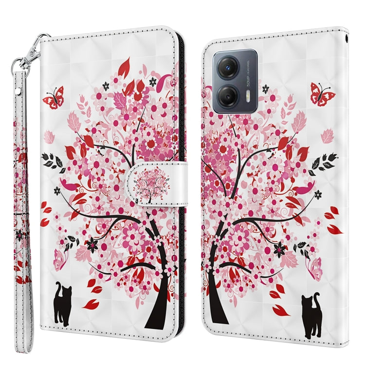 3D Painting Pattern Leather Phone Case, For Motorola Moto E13, For Motorola Moto G13 / G23 / G53, For Xiaomi Redmi 11A 4G, For Xiaomi Redmi Note 12 Pro 5G Global