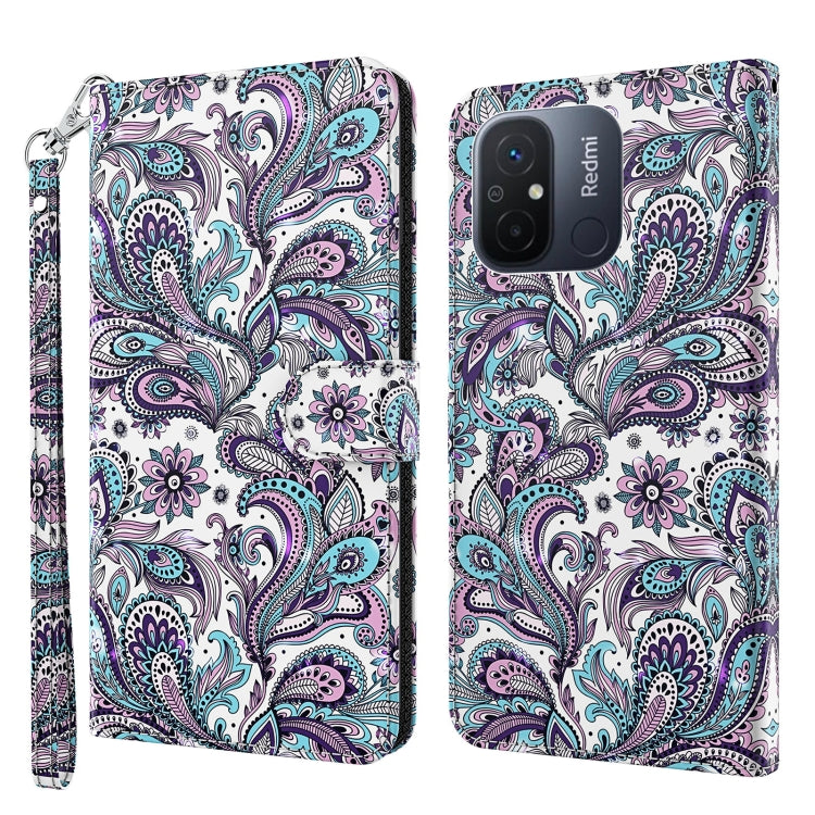 3D Painting Pattern Leather Phone Case, For Motorola Moto E13, For Motorola Moto G13 / G23 / G53, For Xiaomi Redmi 11A 4G, For Xiaomi Redmi Note 12 Pro 5G Global