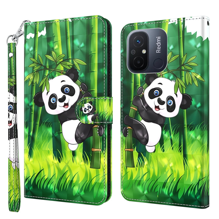 3D Painting Pattern Leather Phone Case, For Motorola Moto E13, For Motorola Moto G13 / G23 / G53, For Xiaomi Redmi 11A 4G, For Xiaomi Redmi Note 12 Pro 5G Global