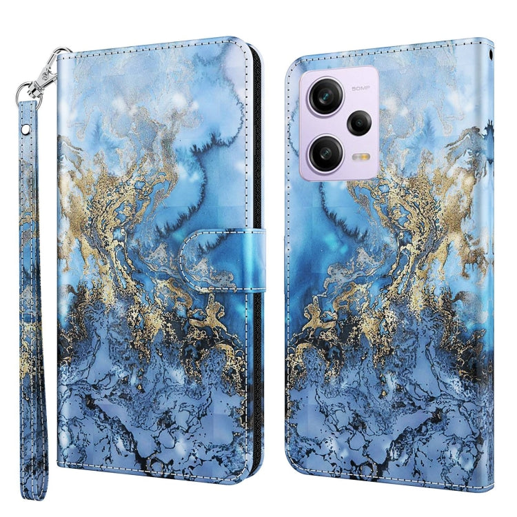 3D Painting Pattern Leather Phone Case, For Motorola Moto E13, For Motorola Moto G13 / G23 / G53, For Xiaomi Redmi 11A 4G, For Xiaomi Redmi Note 12 Pro 5G Global