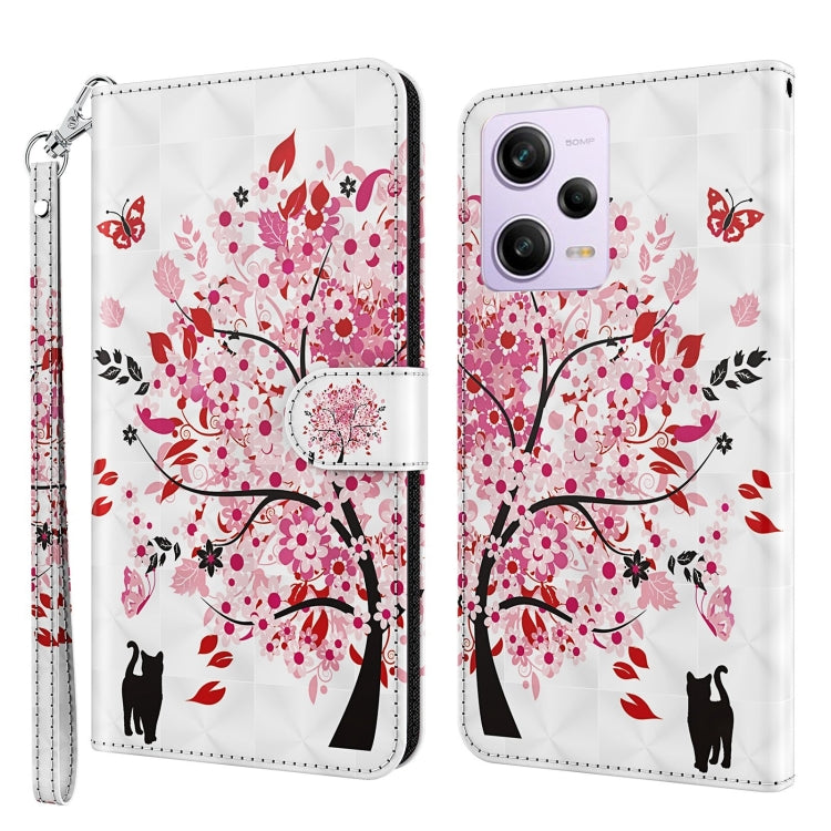 3D Painting Pattern Leather Phone Case, For Motorola Moto E13, For Motorola Moto G13 / G23 / G53, For Xiaomi Redmi 11A 4G, For Xiaomi Redmi Note 12 Pro 5G Global