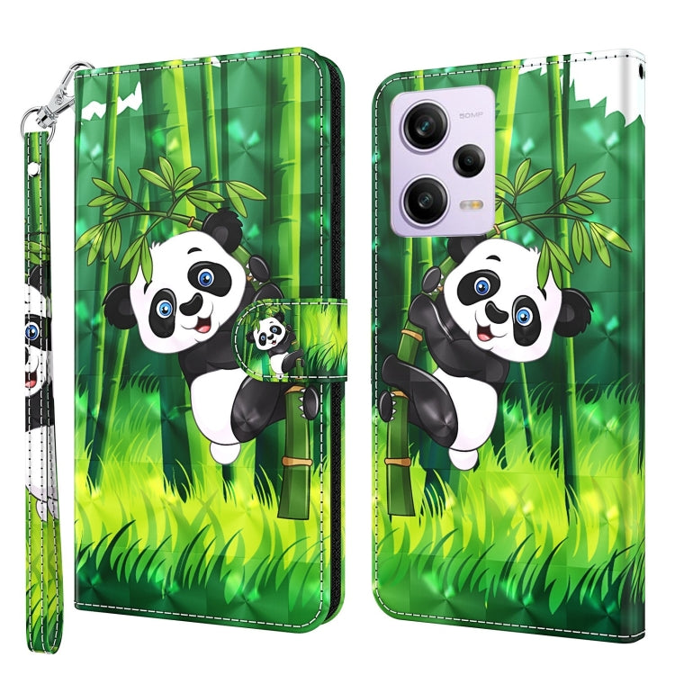 3D Painting Pattern Leather Phone Case, For Motorola Moto E13, For Motorola Moto G13 / G23 / G53, For Xiaomi Redmi 11A 4G, For Xiaomi Redmi Note 12 Pro 5G Global