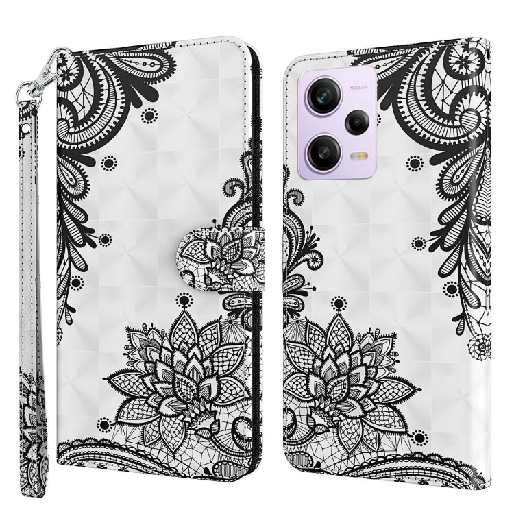 3D Painting Pattern Leather Phone Case, For Motorola Moto E13, For Motorola Moto G13 / G23 / G53, For Xiaomi Redmi 11A 4G, For Xiaomi Redmi Note 12 Pro 5G Global