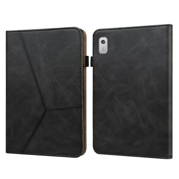 Embossed Striped Leather Tablet Case, For Lenovo Tab M8 4th Gen TB-300FU, For Lenovo Tab P11 Gen 2, For Lenovo Tab P11 Pro Gen 2