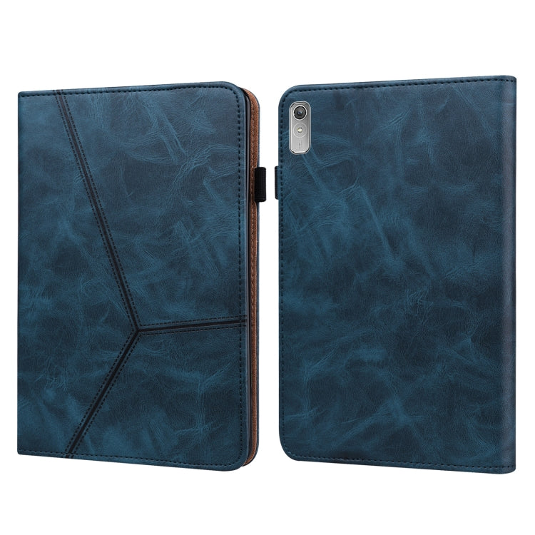 Embossed Striped Leather Tablet Case, For Lenovo Tab M8 4th Gen TB-300FU, For Lenovo Tab P11 Gen 2, For Lenovo Tab P11 Pro Gen 2