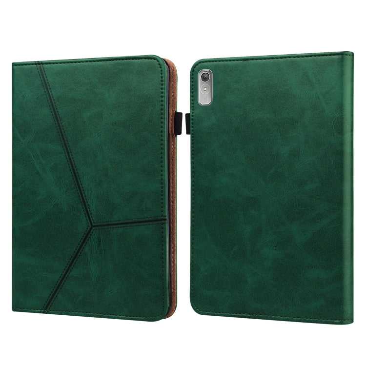 Embossed Striped Leather Tablet Case, For Lenovo Tab M8 4th Gen TB-300FU, For Lenovo Tab P11 Gen 2, For Lenovo Tab P11 Pro Gen 2