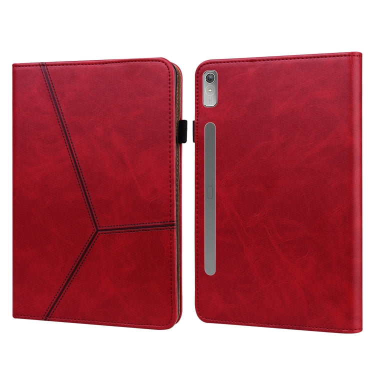 Embossed Striped Leather Tablet Case, For Lenovo Tab M8 4th Gen TB-300FU, For Lenovo Tab P11 Gen 2, For Lenovo Tab P11 Pro Gen 2