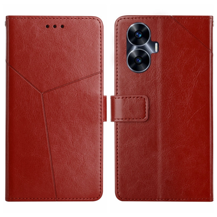 HT01 Y-shaped Pattern Flip Leather Phone Case, For Realme C55, For Xiaomi Redmi Note 12 4G Global, For Honor X9a 5G / Magic5 Lite, For Honor X5 4G