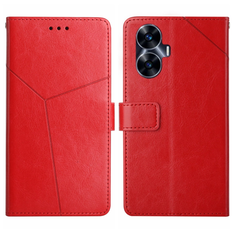 HT01 Y-shaped Pattern Flip Leather Phone Case, For Realme C55, For Xiaomi Redmi Note 12 4G Global, For Honor X9a 5G / Magic5 Lite, For Honor X5 4G