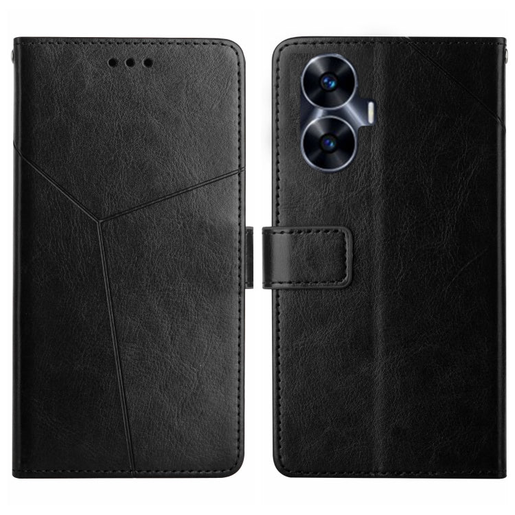 HT01 Y-shaped Pattern Flip Leather Phone Case, For Realme C55, For Xiaomi Redmi Note 12 4G Global, For Honor X9a 5G / Magic5 Lite, For Honor X5 4G