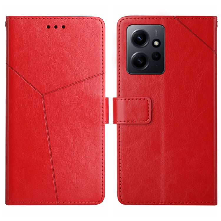 HT01 Y-shaped Pattern Flip Leather Phone Case, For Realme C55, For Xiaomi Redmi Note 12 4G Global, For Honor X9a 5G / Magic5 Lite, For Honor X5 4G