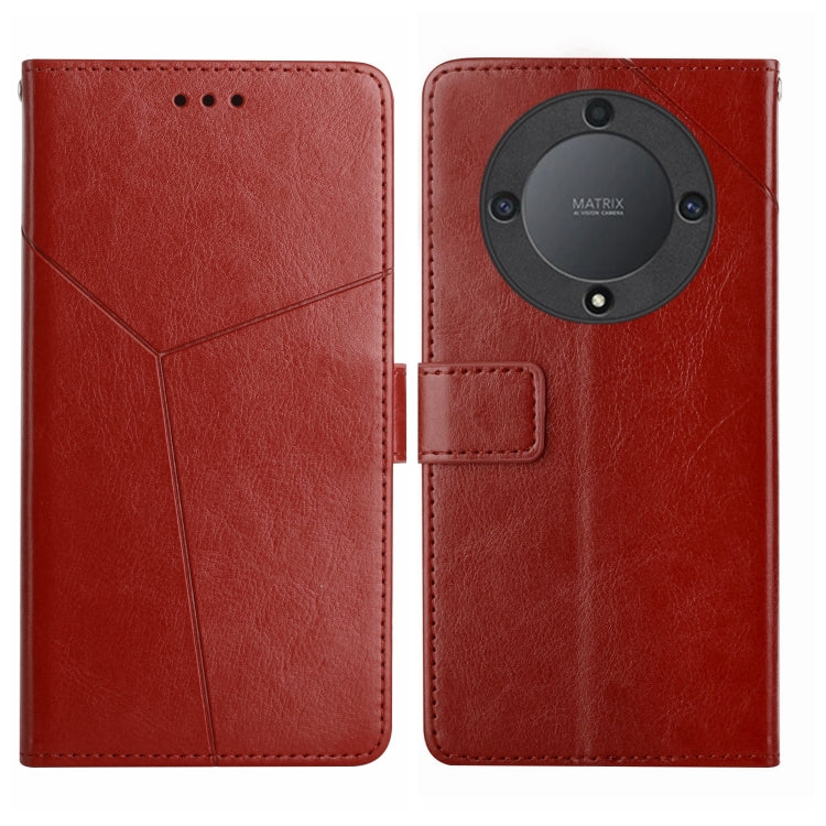 HT01 Y-shaped Pattern Flip Leather Phone Case, For Realme C55, For Xiaomi Redmi Note 12 4G Global, For Honor X9a 5G / Magic5 Lite, For Honor X5 4G