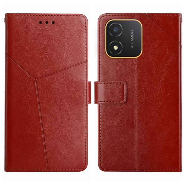 HT01 Y-shaped Pattern Flip Leather Phone Case, For Realme C55, For Xiaomi Redmi Note 12 4G Global, For Honor X9a 5G / Magic5 Lite, For Honor X5 4G
