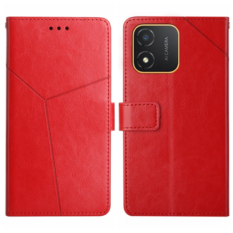 HT01 Y-shaped Pattern Flip Leather Phone Case, For Realme C55, For Xiaomi Redmi Note 12 4G Global, For Honor X9a 5G / Magic5 Lite, For Honor X5 4G
