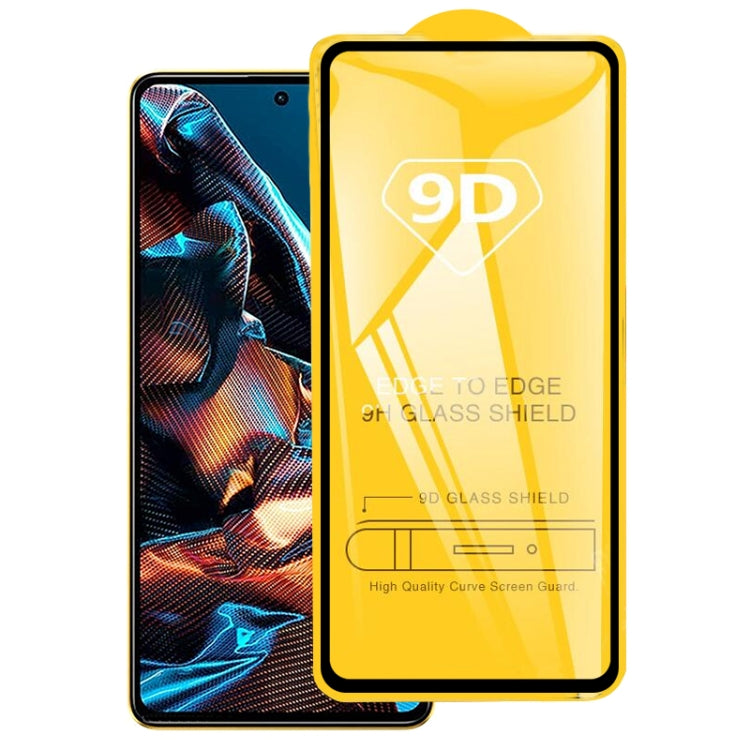 9D Full Glue Full Screen Tempered Glass Film, For Xiaomi Poco X5 Pro (1 PCS)