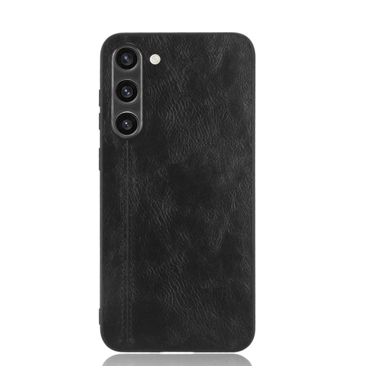 Sewing Cow Pattern Skin PC + PU + TPU Phone Case, For Samsung Galaxy S23+ 5G, For Samsung Galaxy S23 Ultra 5G, For Samsung Galaxy S23 5G, For Xiaomi 12T Pro, For Xiaomi 12T/Redmi K50 Ultra, For Xiaomi Poco C55/Redmi 12C/Redmi 11A 4G                    ...