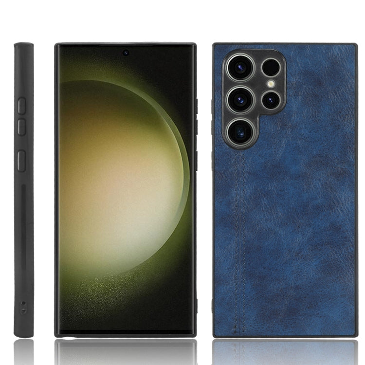 Sewing Cow Pattern Skin PC + PU + TPU Phone Case, For Samsung Galaxy S23+ 5G, For Samsung Galaxy S23 Ultra 5G, For Samsung Galaxy S23 5G, For Xiaomi 12T Pro, For Xiaomi 12T/Redmi K50 Ultra, For Xiaomi Poco C55/Redmi 12C/Redmi 11A 4G                    ...