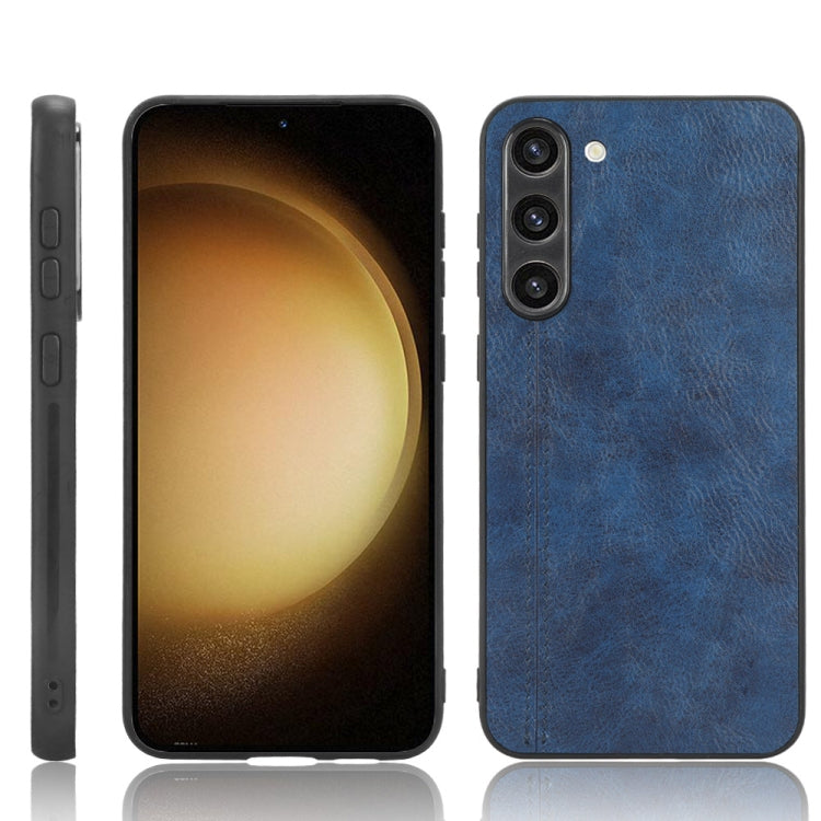 Sewing Cow Pattern Skin PC + PU + TPU Phone Case, For Samsung Galaxy S23+ 5G, For Samsung Galaxy S23 Ultra 5G, For Samsung Galaxy S23 5G, For Xiaomi 12T Pro, For Xiaomi 12T/Redmi K50 Ultra, For Xiaomi Poco C55/Redmi 12C/Redmi 11A 4G                    ...