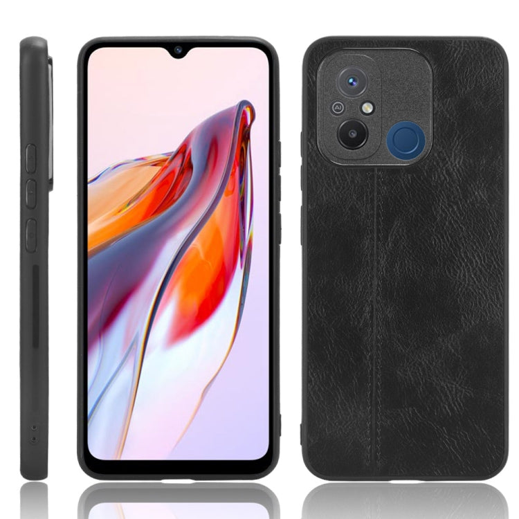 Sewing Cow Pattern Skin PC + PU + TPU Phone Case, For Samsung Galaxy S23+ 5G, For Samsung Galaxy S23 Ultra 5G, For Samsung Galaxy S23 5G, For Xiaomi 12T Pro, For Xiaomi 12T/Redmi K50 Ultra, For Xiaomi Poco C55/Redmi 12C/Redmi 11A 4G                    ...