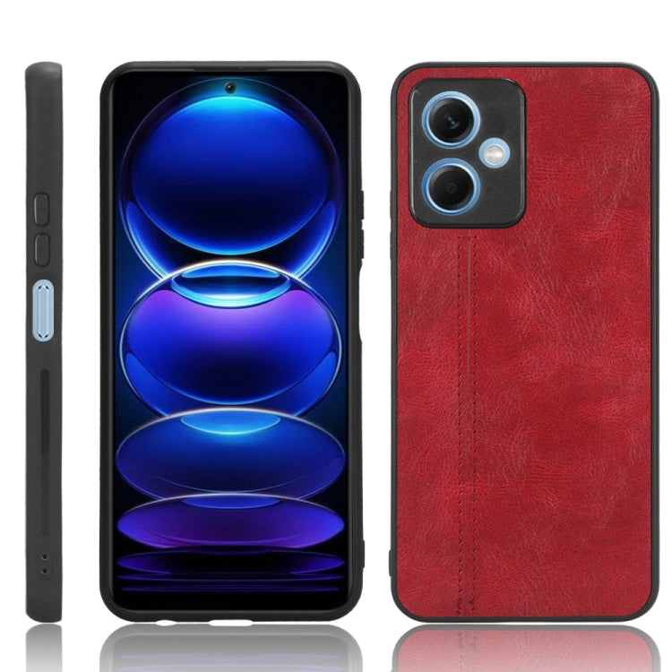 Sewing Cow Pattern Skin PC + PU + TPU Phone Case, For Samsung Galaxy S23+ 5G, For Samsung Galaxy S23 Ultra 5G, For Samsung Galaxy S23 5G, For Xiaomi 12T Pro, For Xiaomi 12T/Redmi K50 Ultra, For Xiaomi Poco C55/Redmi 12C/Redmi 11A 4G                    ...