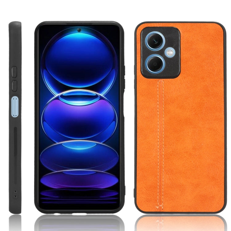 Sewing Cow Pattern Skin PC + PU + TPU Phone Case, For Samsung Galaxy S23+ 5G, For Samsung Galaxy S23 Ultra 5G, For Samsung Galaxy S23 5G, For Xiaomi 12T Pro, For Xiaomi 12T/Redmi K50 Ultra, For Xiaomi Poco C55/Redmi 12C/Redmi 11A 4G                    ...