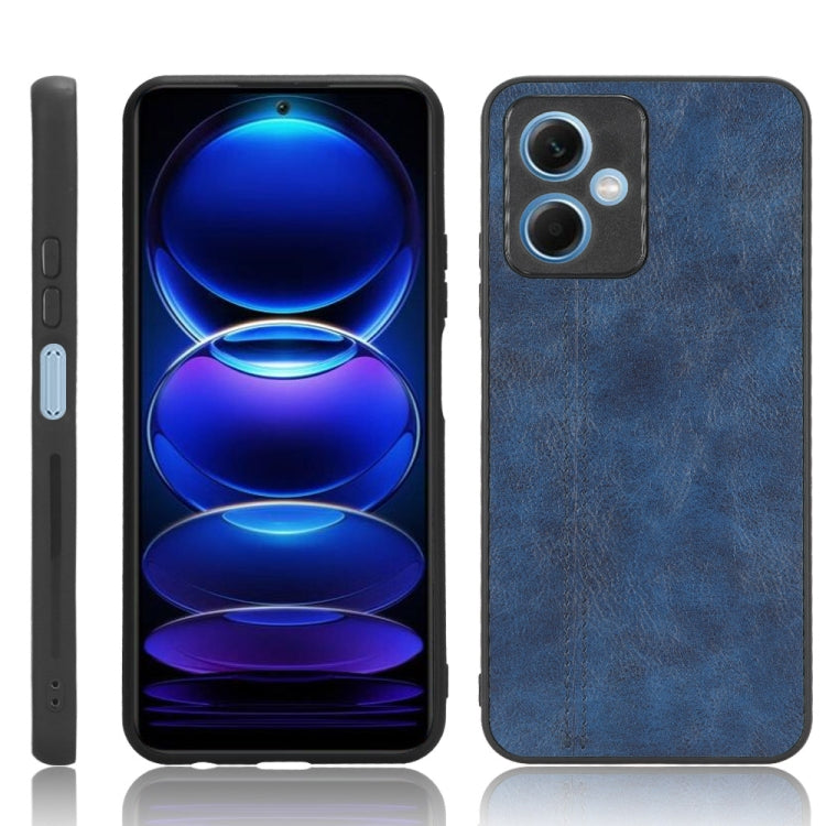 Sewing Cow Pattern Skin PC + PU + TPU Phone Case, For Samsung Galaxy S23+ 5G, For Samsung Galaxy S23 Ultra 5G, For Samsung Galaxy S23 5G, For Xiaomi 12T Pro, For Xiaomi 12T/Redmi K50 Ultra, For Xiaomi Poco C55/Redmi 12C/Redmi 11A 4G                    ...
