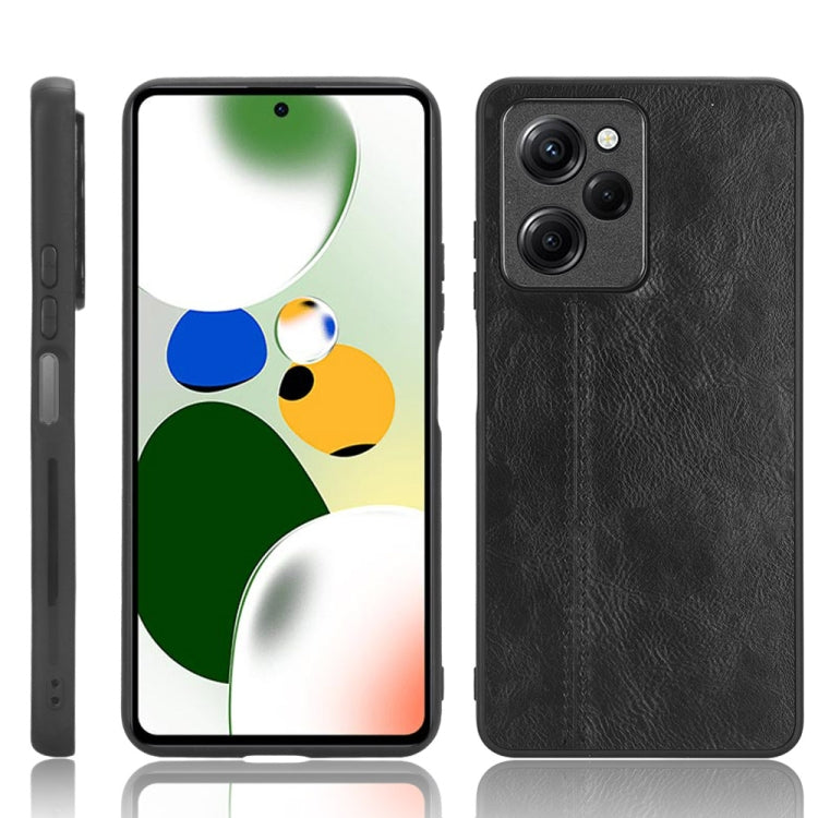 Sewing Cow Pattern Skin PC + PU + TPU Phone Case, For Samsung Galaxy S23+ 5G, For Samsung Galaxy S23 Ultra 5G, For Samsung Galaxy S23 5G, For Xiaomi 12T Pro, For Xiaomi 12T/Redmi K50 Ultra, For Xiaomi Poco C55/Redmi 12C/Redmi 11A 4G                    ...