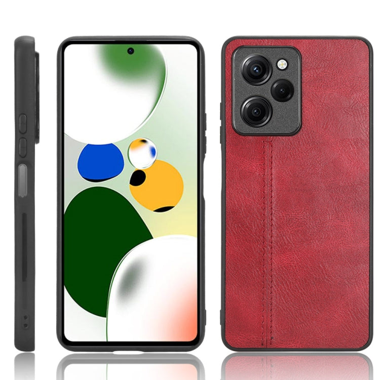 Sewing Cow Pattern Skin PC + PU + TPU Phone Case, For Samsung Galaxy S23+ 5G, For Samsung Galaxy S23 Ultra 5G, For Samsung Galaxy S23 5G, For Xiaomi 12T Pro, For Xiaomi 12T/Redmi K50 Ultra, For Xiaomi Poco C55/Redmi 12C/Redmi 11A 4G                    ...